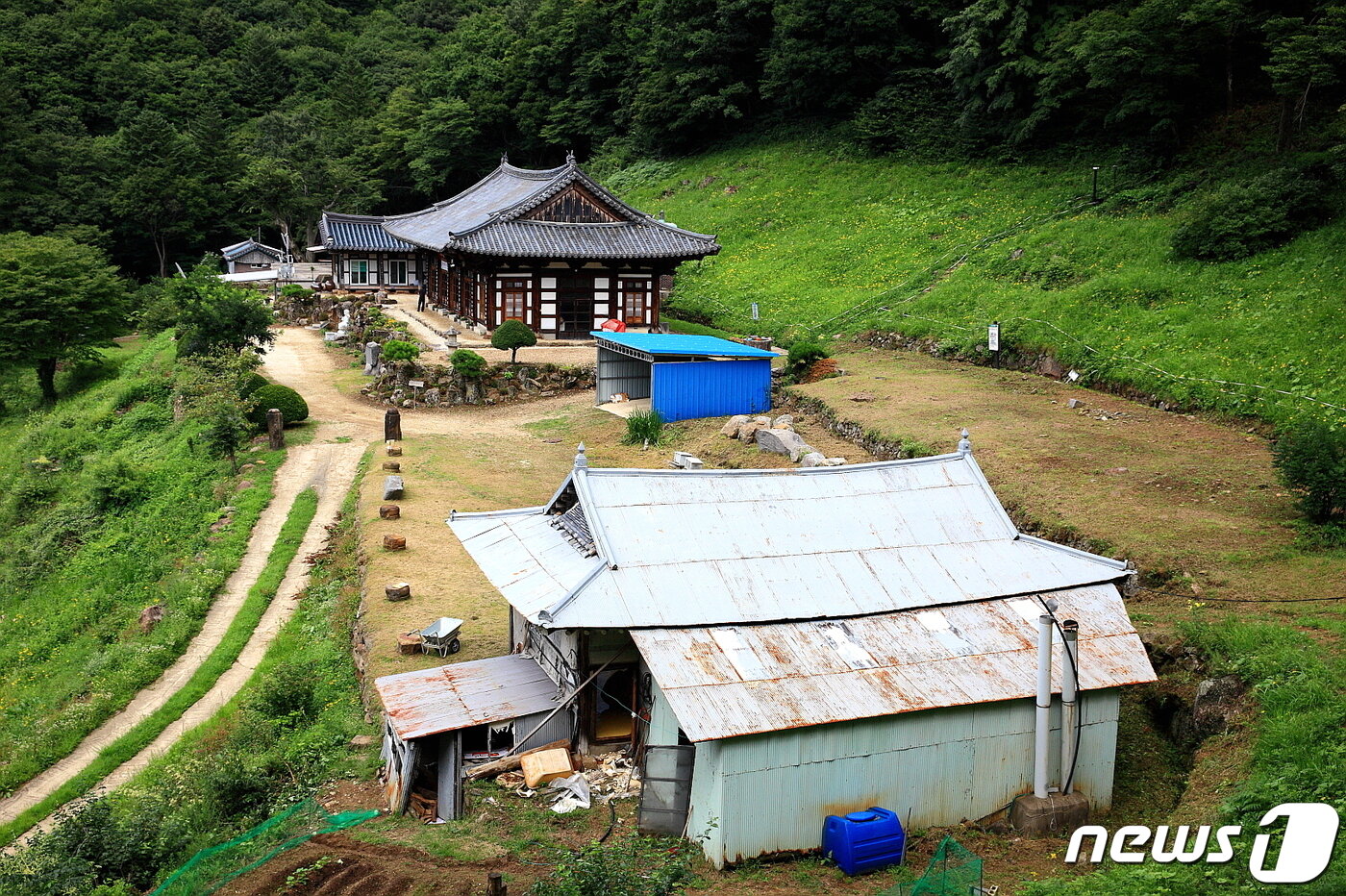 본문 이미지 - 영원사2. 1948년 불태워 진 후 현재의 모습 ⓒ 뉴스1