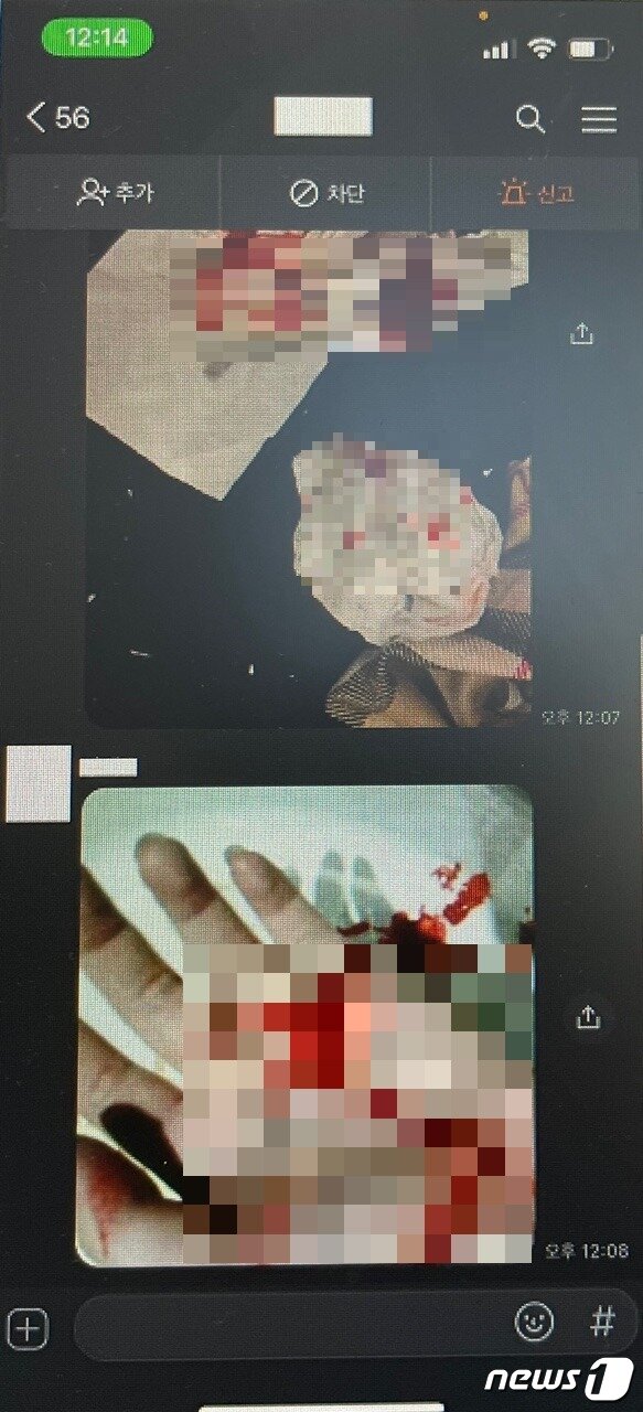 본문 이미지 - 보이스피싱 피해자가 범인에게 협박받은 문자 사진. (사진제공 = 경찰청) ⓒ 뉴스1