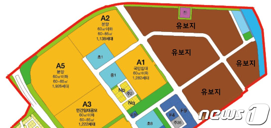 본문 이미지 - 파주 운정3지구 유보지 (운정연 제공)ⓒ 뉴스1