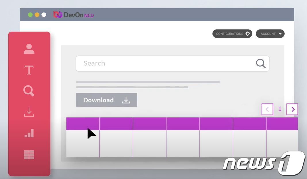 본문 이미지 - LG CNS 노코드 플랫폼 '데브온 NCD'(LG CNS 공식 유튜브 갈무리) ⓒ 뉴스1