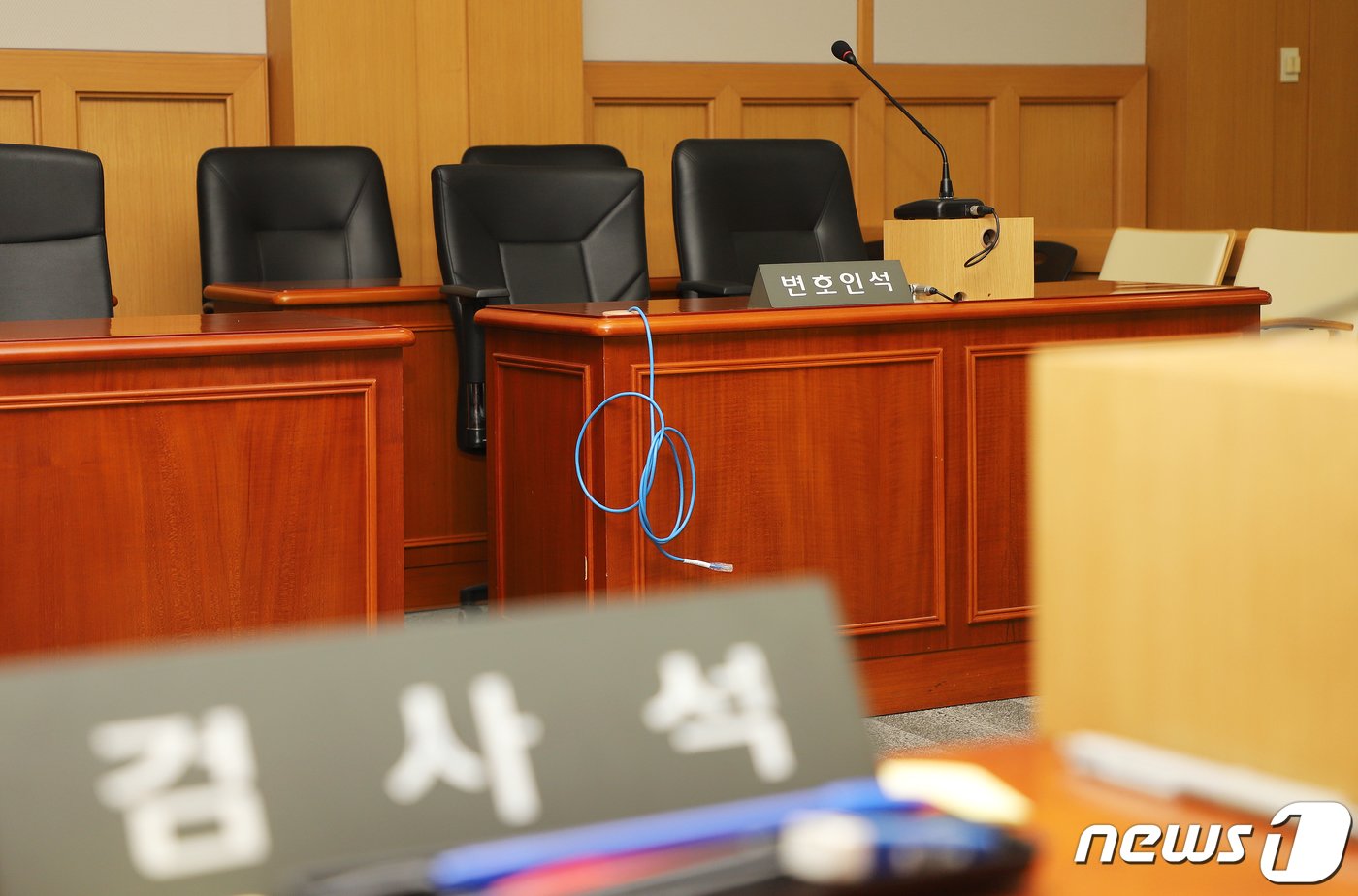 본문 이미지 - 제주지방법원 법정. ⓒ 뉴스1 오미란 기자