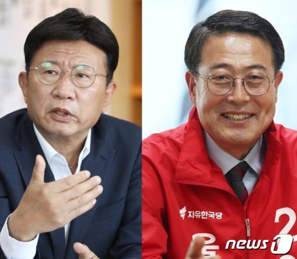 본문 이미지 - 왼쪽부터 이선호 후보, 이순걸 후보.ⓒ 뉴스1