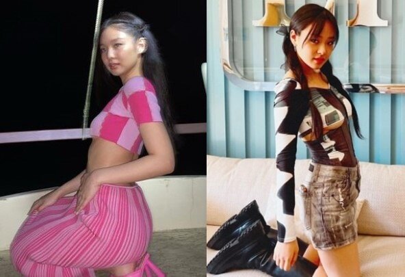 본문 이미지 - 블랙핑크의 제니(왼쪽), 가수 비비 (인스타그램 갈무리) ⓒ 뉴스1