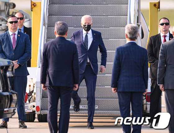조 바이든 대통령, 대한민국 도착