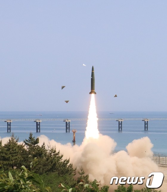 北 미사일 대응 현무-2 발사