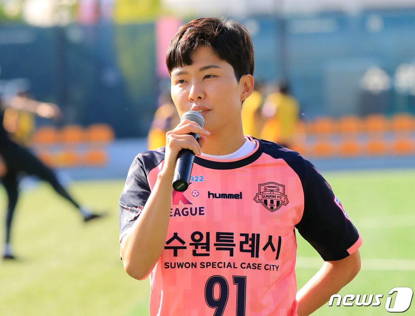 본문 이미지 - 수원FC 위민에 입단한 지소연. /뉴스1 ⓒ News1 구윤성 기자