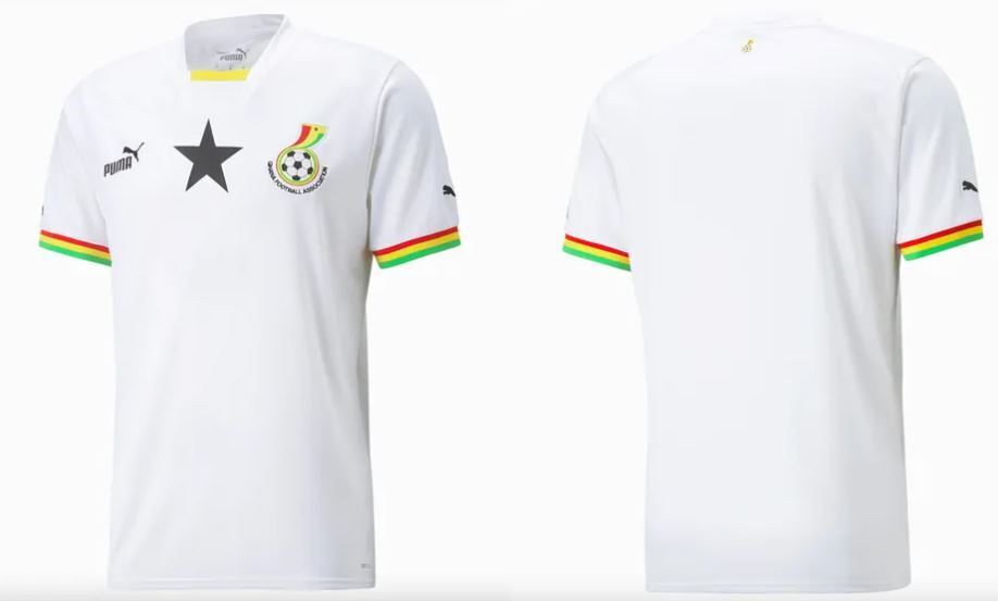 본문 이미지 - 가나 축구대표팀의 새 유니폼(가나축구협회 SNS)ⓒ 뉴스1