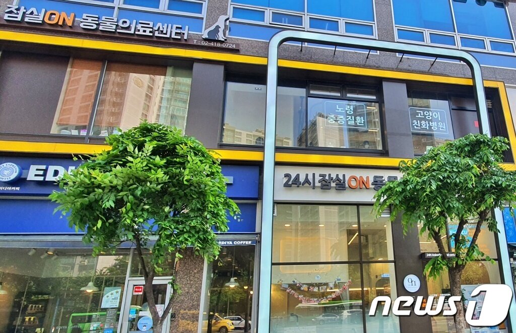 본문 이미지 - 벳아너스 회원 동물병원인 잠실온동물메디컬센터 전경 ⓒ 뉴스1 최서윤 기자