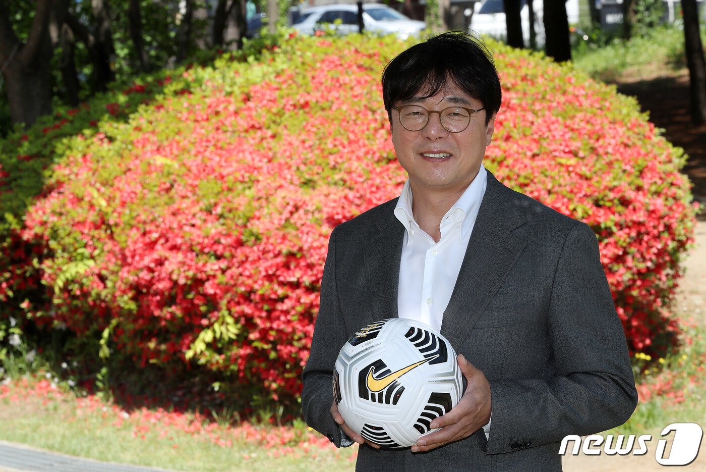 본문 이미지 - 9일 황선홍 U-23 축구 국가대표팀 감독 인터뷰. 2022.5.9/뉴스1 ⓒ News1 박세연 기자