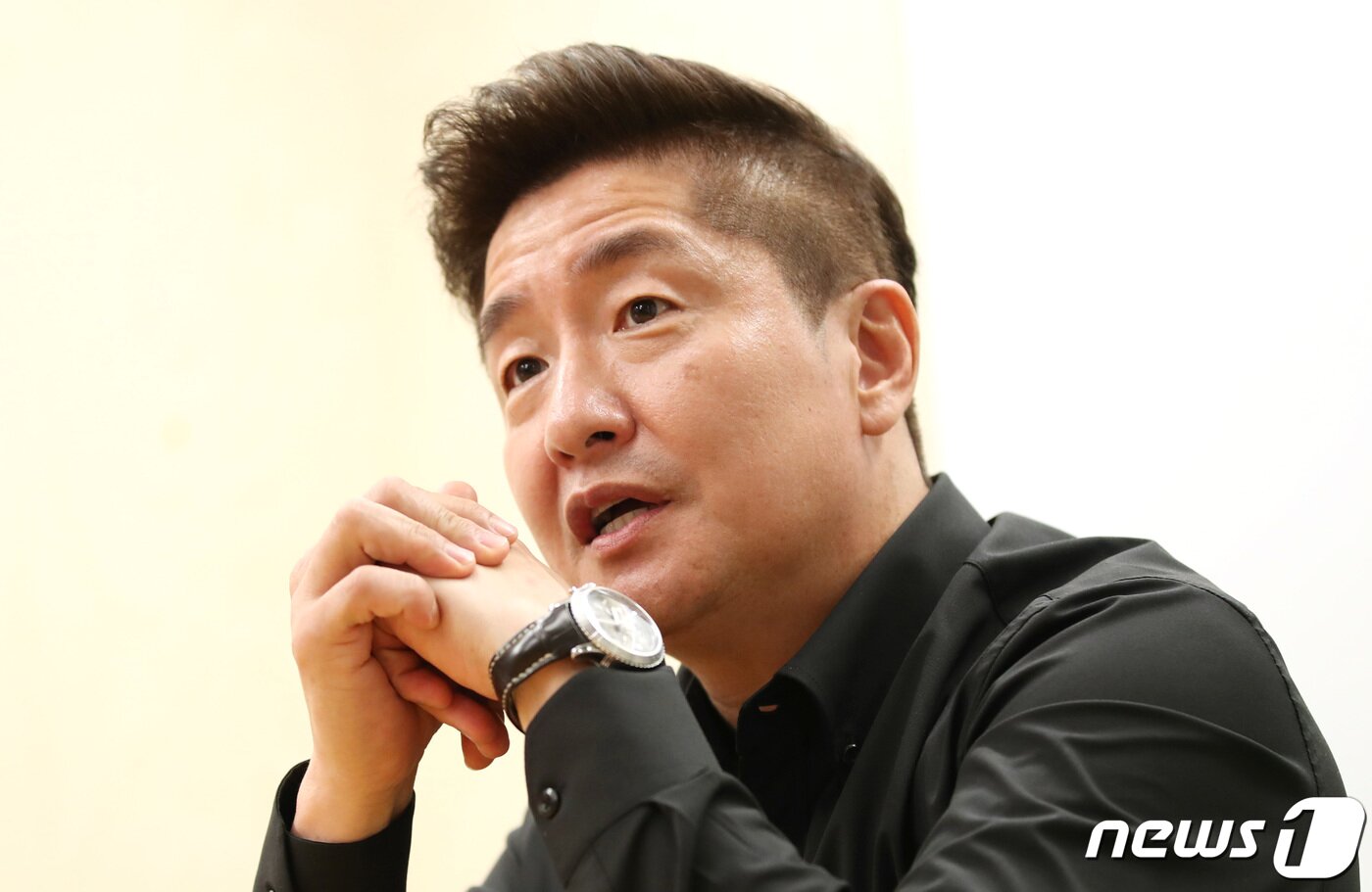 본문 이미지 - 이성욱 진모빌리티 공동대표가 9일 오후 서울 강남구 진모빌리티 사무실에서 뉴스1과 인터뷰를 갖고 있다. 2022.5.9/뉴스1 ⓒ News1 박지혜 기자