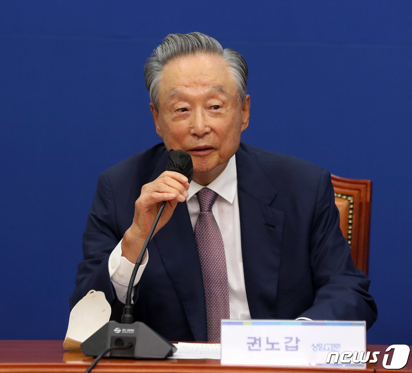 본문 이미지 - 권노갑 더불어민주당 상임고문. 뉴스1 ⓒ News1 허경 기자
