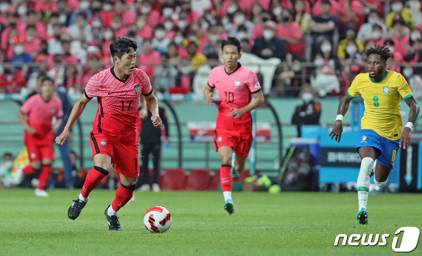 본문 이미지 - 대한민국 축구 대표팀 나상호./뉴스1 ⓒ News1 장수영 기자
