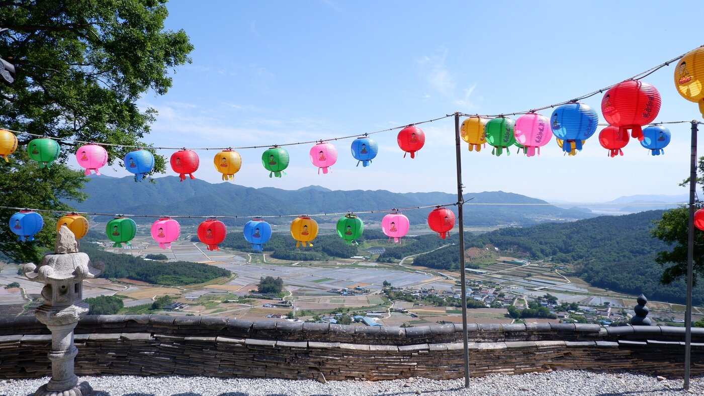 본문 이미지 - 화방사에서 바라본 탁 트인 전망ⓒ 뉴스1