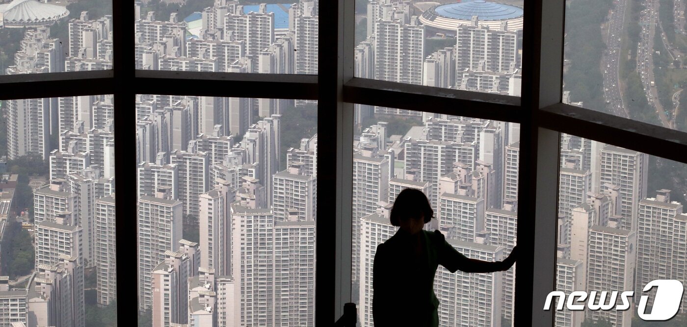 본문 이미지 - 서울 지역 아파트 단지 모습.ⓒ News1 임세영 기자