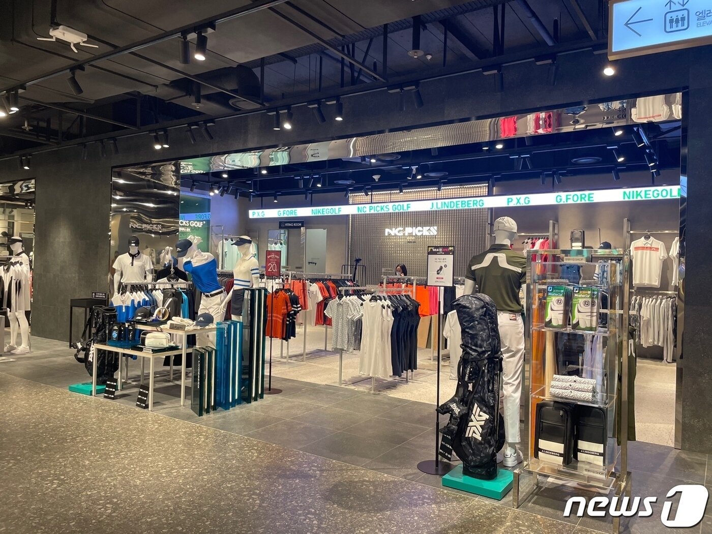 본문 이미지 - NC픽스골프 매장 전경. ⓒ 뉴스1 신민경 기자