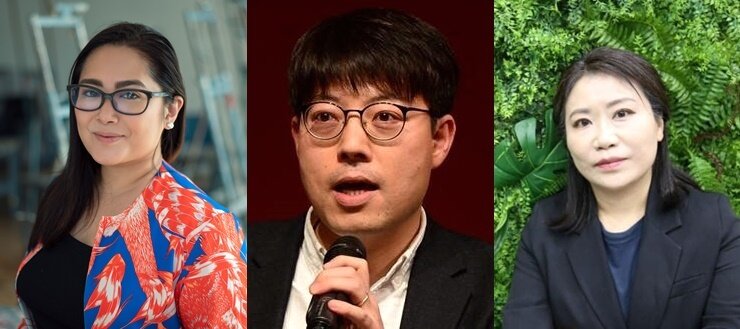 본문 이미지 - 왼쪽부터 이다 아니타 델 문도·곽명동·이정진ⓒ 뉴스1