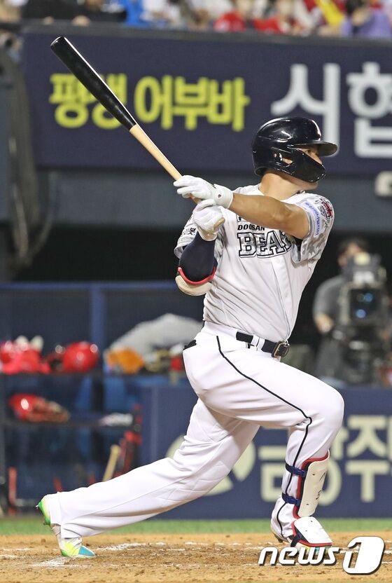두산 김재환. 2022.6.24/뉴스1 © News1 이성철 DB