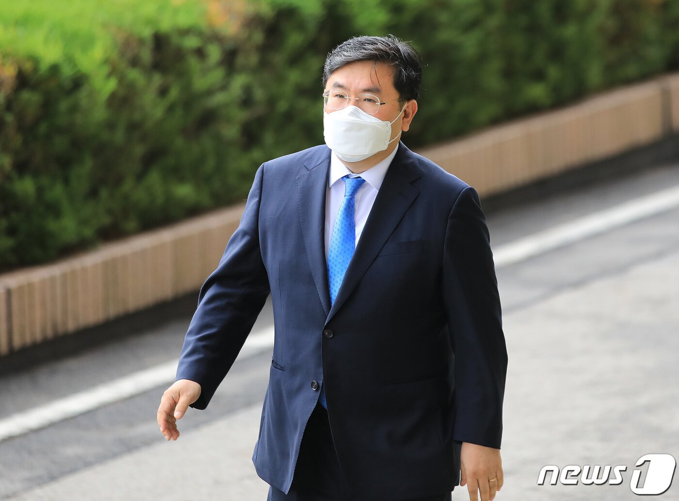 본문 이미지 - 양석조 서울남부지검장이 27일 경기도 과천 법무부 청사에서 열린 검사장급 신규임용장 전수식에 참석하고 있다. 2022.6.27/뉴스1 ⓒ News1 구윤성 기자