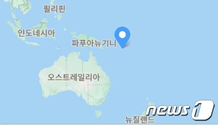 본문 이미지 - 솔로몬 제도 위치도 - 네이버 지도 갈무리