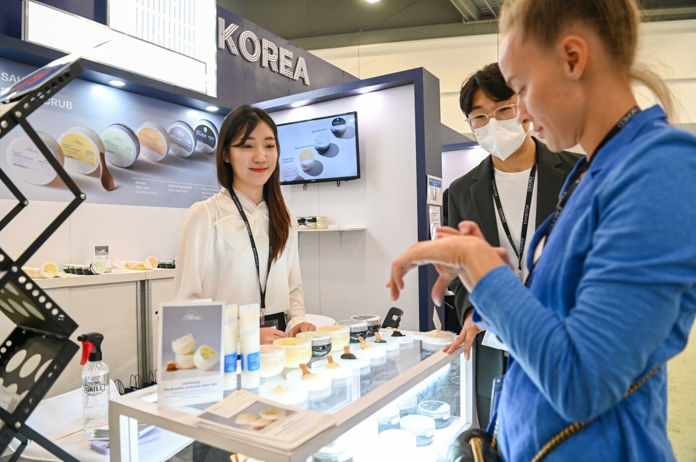 본문 이미지 - 미국 라스베이거스 코스모프로프 전시회 프리미엄 한국관(중기중앙회 제공)ⓒ 뉴스1