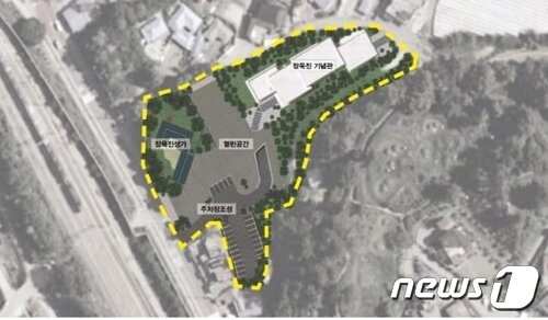 본문 이미지 - 장욱진기념관 사업 계획도. (세종시 제공) ⓒ 뉴스1