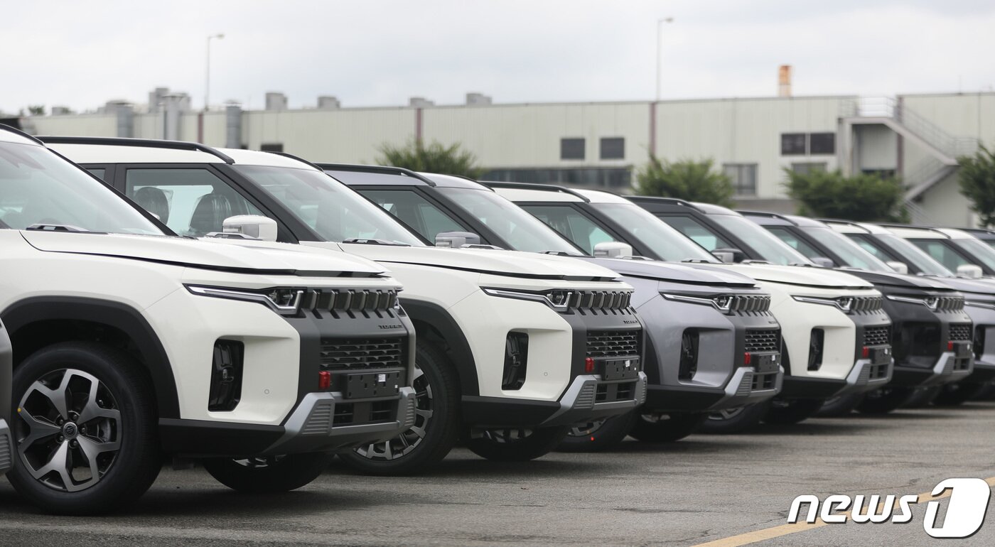 본문 이미지 - 쌍용자동차의 정통 SUV&#40;스포츠유틸리티차량&#41; 토레스. 2022.7.21/뉴스1 ⓒ News1 김영운 기자