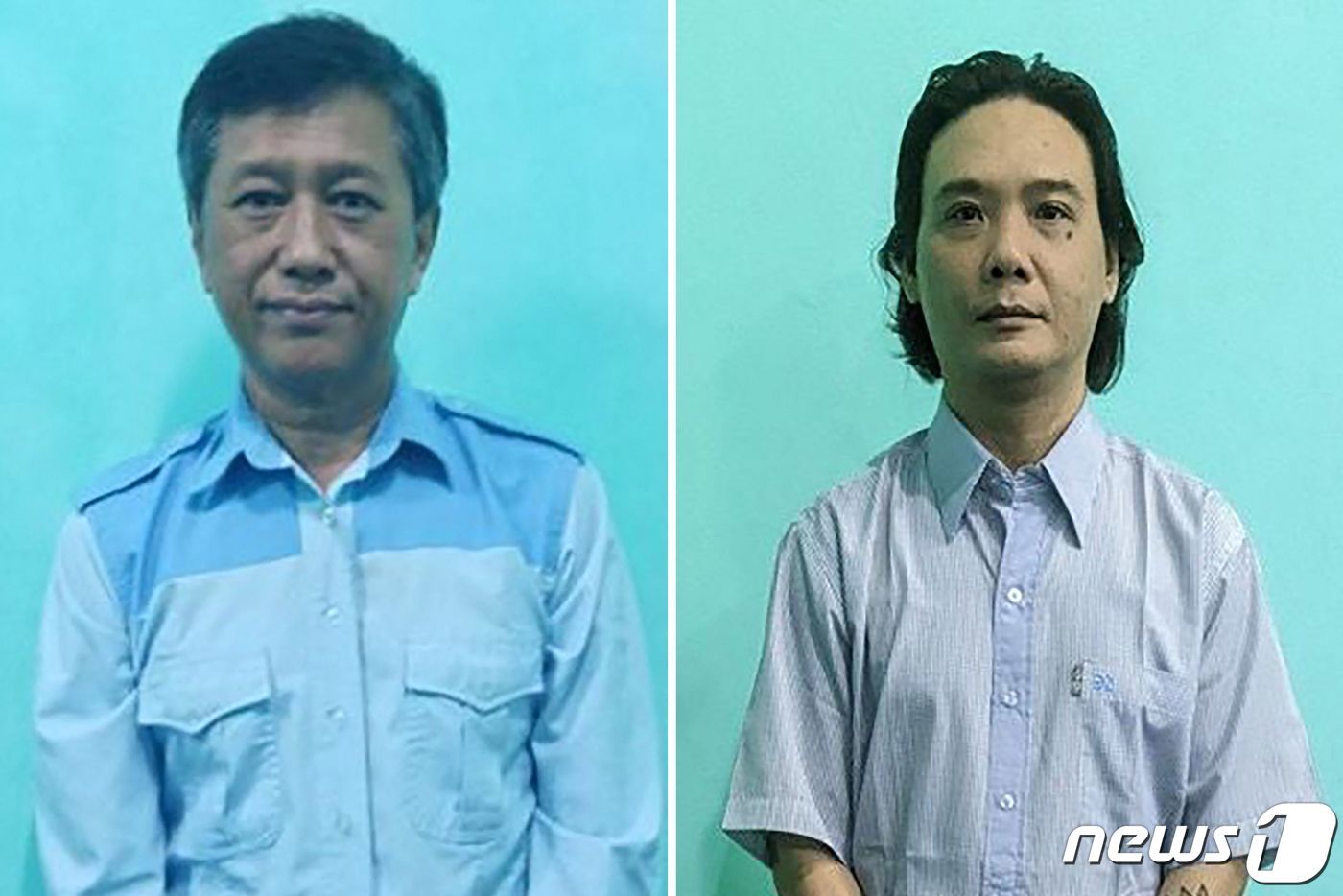 본문 이미지 - 미얀마 군부가 아우산 수지(77) 국가고문 시절 국회의원을 포함한 죄수 4명을 처형했다고 관영 언론이 25일 보도했다. 사형 집행된 이들 둘은 표제떠야와 쿄민유. ⓒ AFP=뉴스1 ⓒ News1 이서영 기자