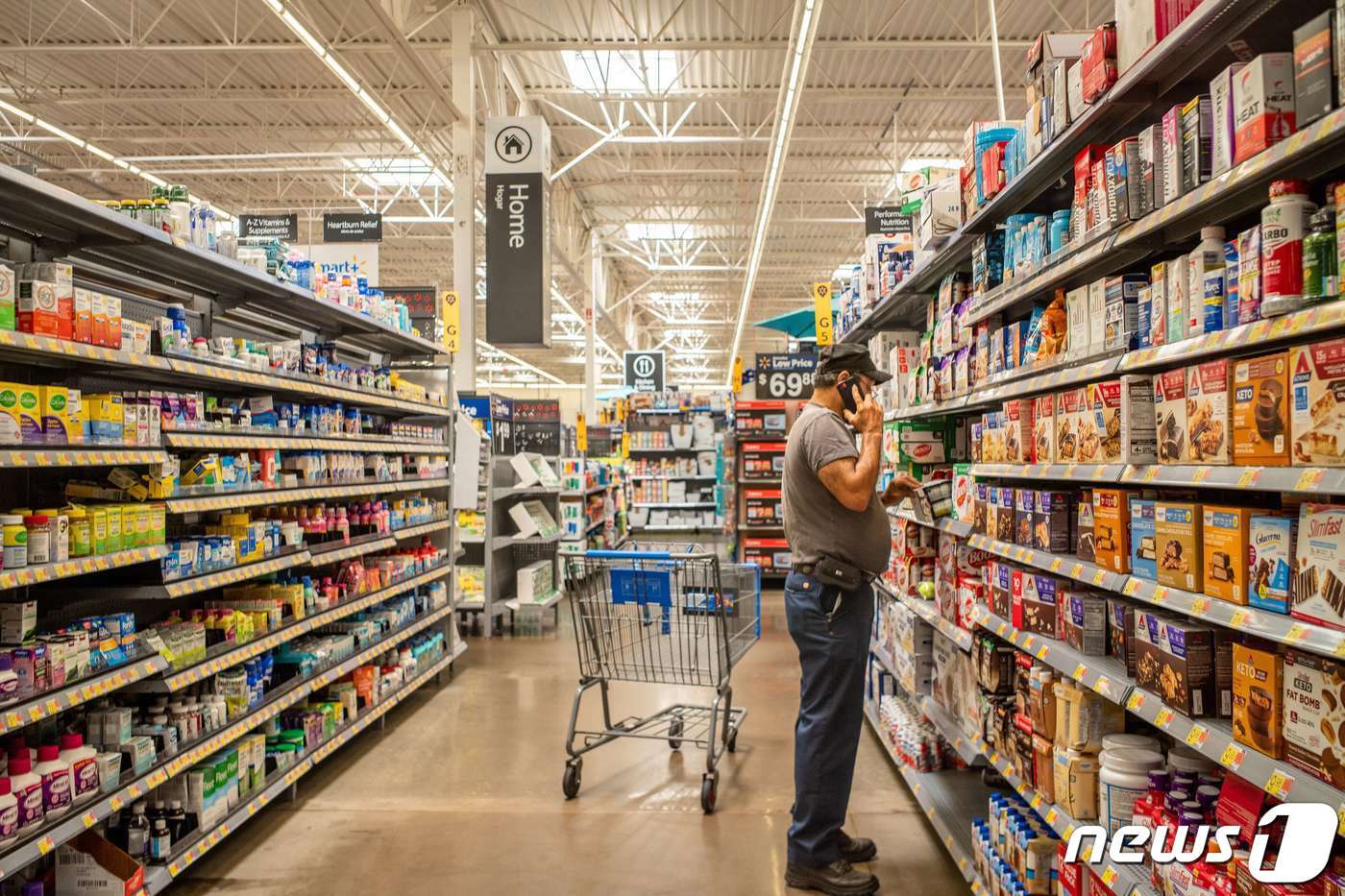 본문 이미지 - 텍사스 휴스톤에 있는 월마트 매장. ⓒ AFP=뉴스1