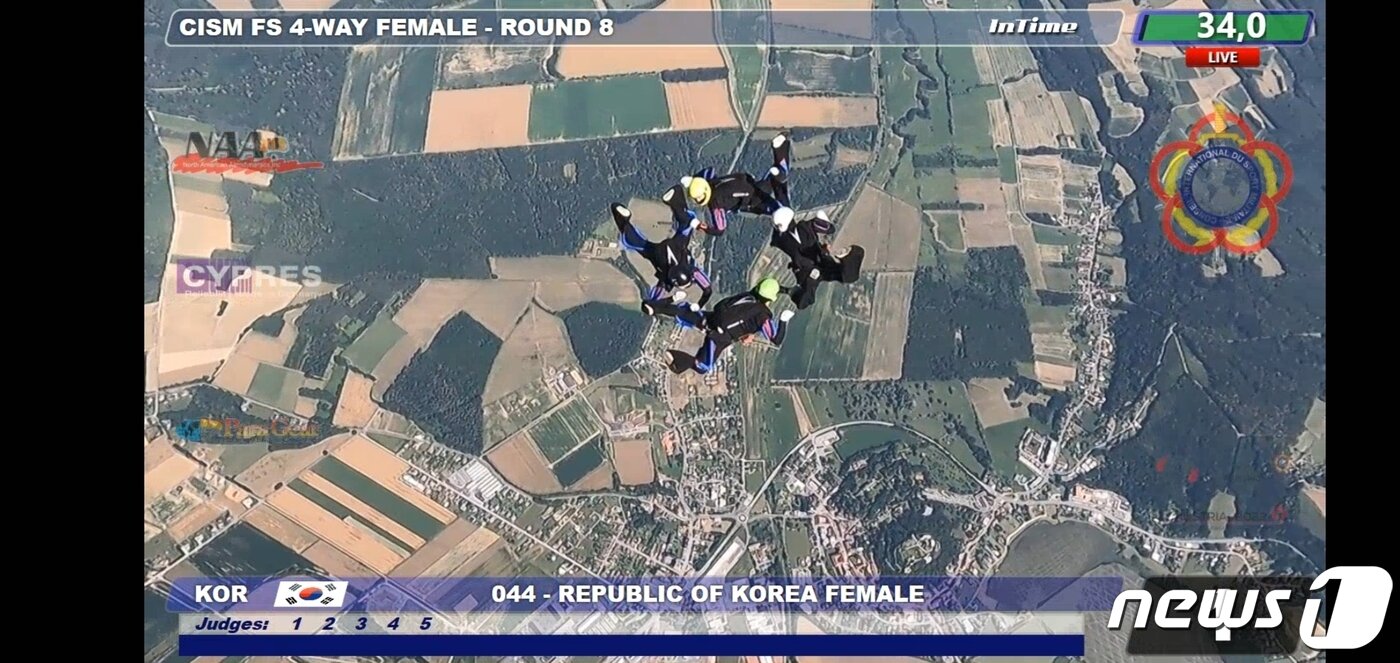 본문 이미지 - 여군 '상호 활동' 부문에서 육군 특수전사령부 대원들이 경기를 펼치고 있다. (WMPC) ⓒ 뉴스1