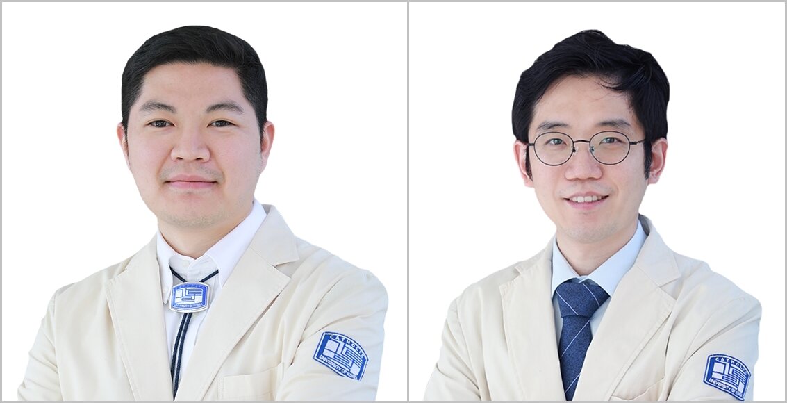 본문 이미지 - 서울성모병원 소화기내과 성필수 교수&#40;왼쪽&#41;와 인천성모병원 이순규 교수ⓒ 가톨릭의대