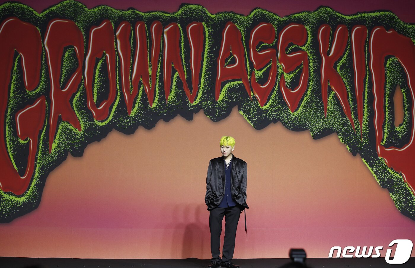 본문 이미지 - 프로듀서 겸 가수 지코(ZICO)가 1일 오후 서울 강남구 그랜드 인터컨티넨탈 서울 파르나스에서 가진 미니 4집 ‘Grown Ass Kid’ 발매 기념 기자간담회에서 포즈를 취하고 있다. 2022.8.1/뉴스1 ⓒ News1 권현진 기자