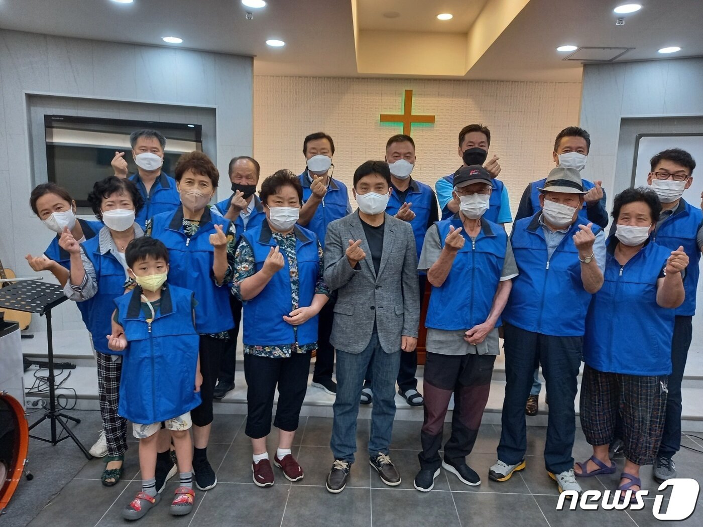 본문 이미지 - 남양주시 진접 장현 원일에이플러스아파트 주민들. / 뉴스1
