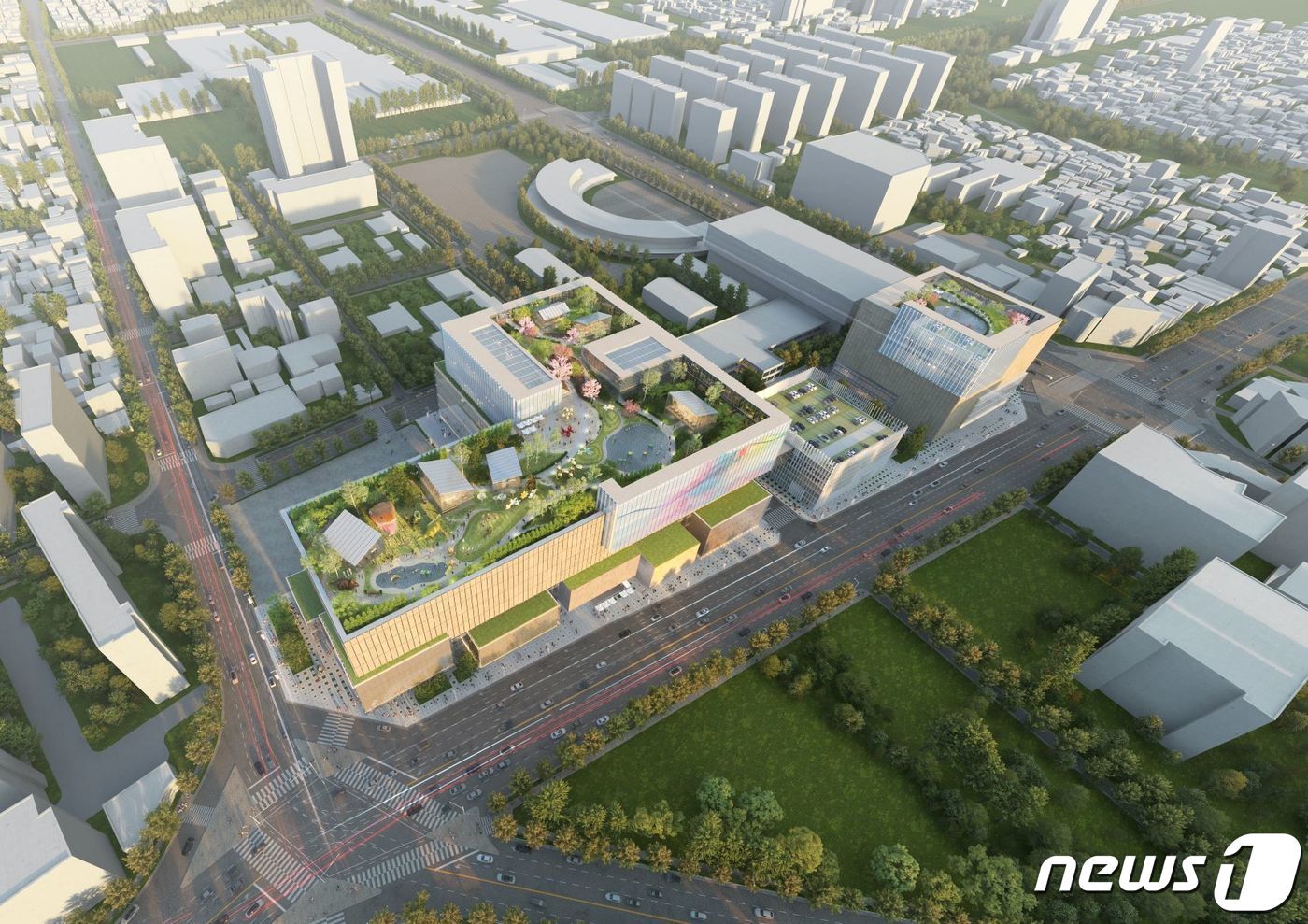 본문 이미지 - 광주신세계 Art & Culture Park(아트 앤 컬처 파크) 조감도. ⓒ News1 