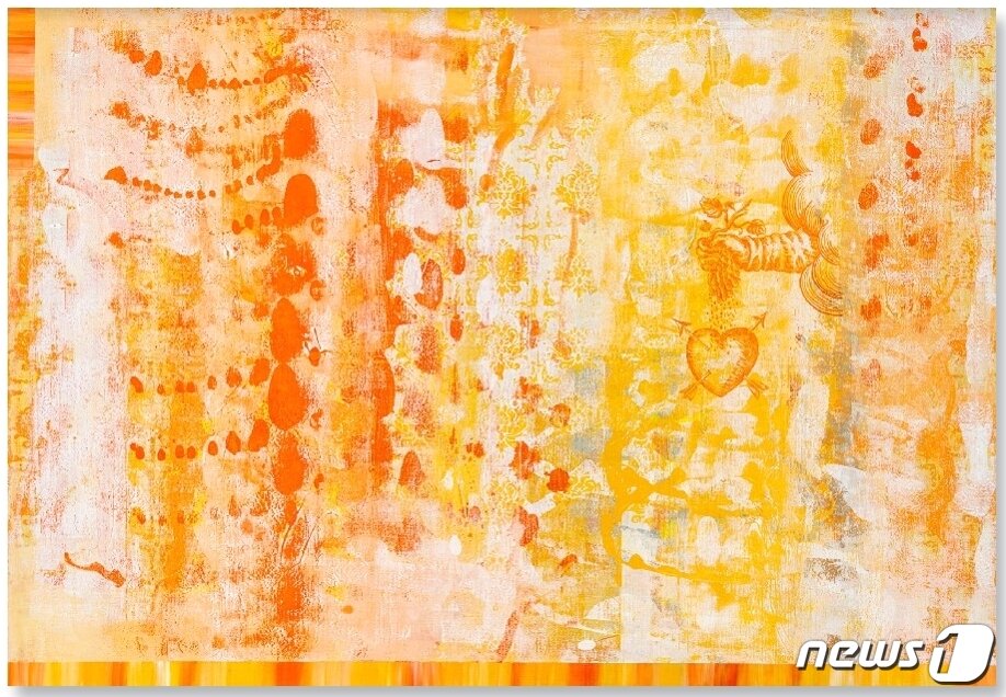 본문 이미지 - 우정수 작 선라이트_3(Sunlight_3), 2022(B&M갤러리 제공). ⓒ 뉴스1
