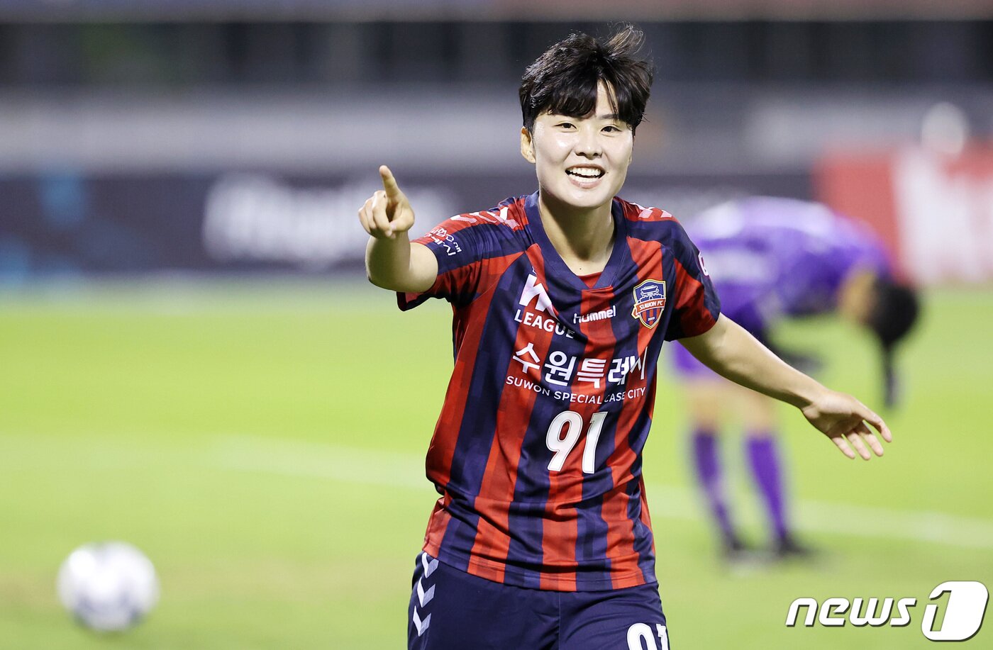 본문 이미지 - 수원FC의 지소연. /뉴스1 ⓒ News1 조태형 기자