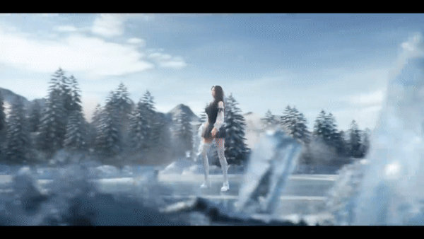 본문 이미지 - 블랙핑크 '지수'의 3D 아바타 (배틀그라운드 모바일 공식 유튜브 캡처) ⓒ 뉴스1