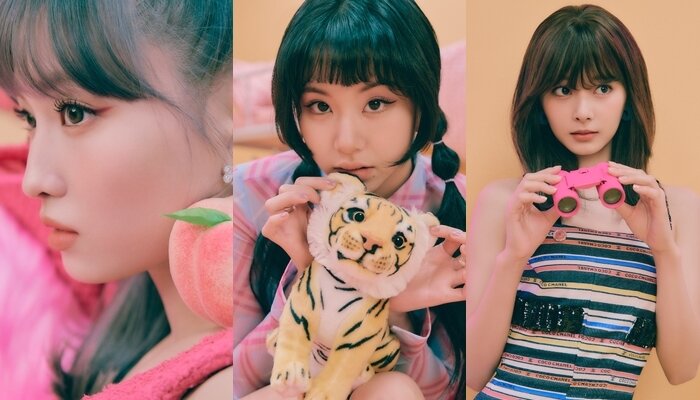 본문 이미지 - 트와이스 모모 채영 쯔위(왼쪽부터, JYP엔테인먼트 제공)