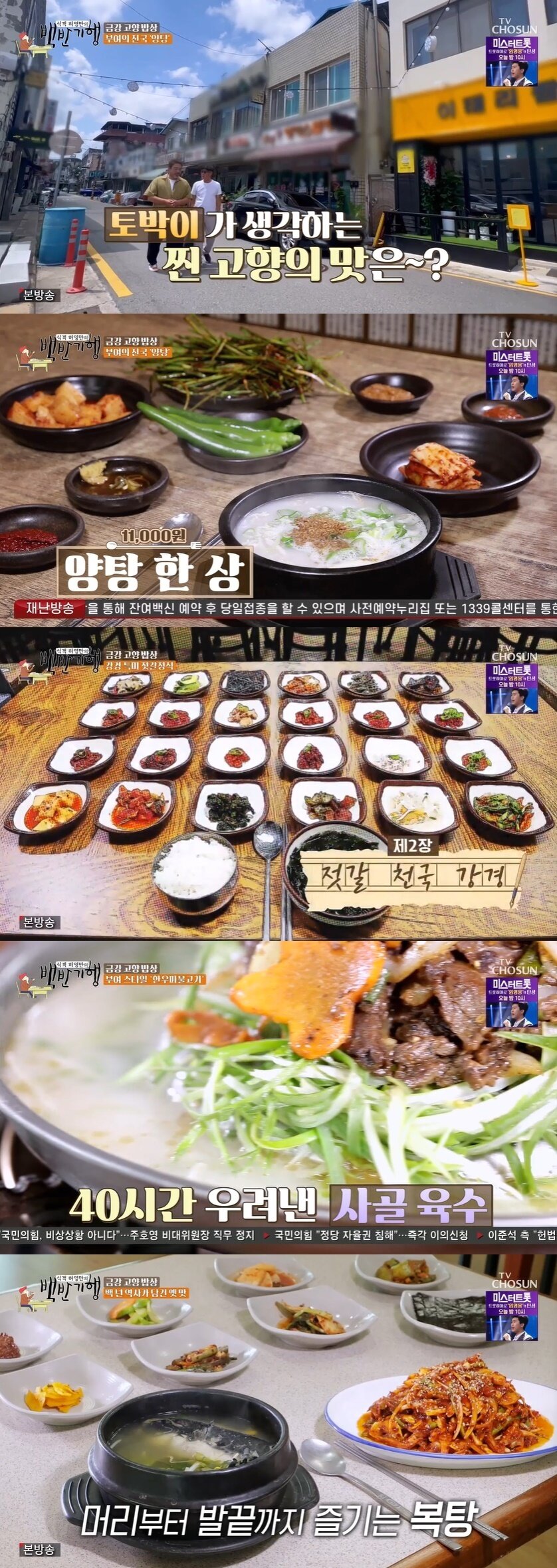 본문 이미지 - TV조선 '식객 허영만의 백반기행' 캡처