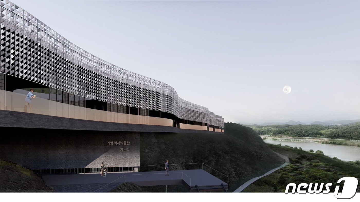 본문 이미지 - 남도의병 역사박물관 국제설계공모 당선작 '은유의 장소'.(전남도 제공) 2022.8.30/뉴스1