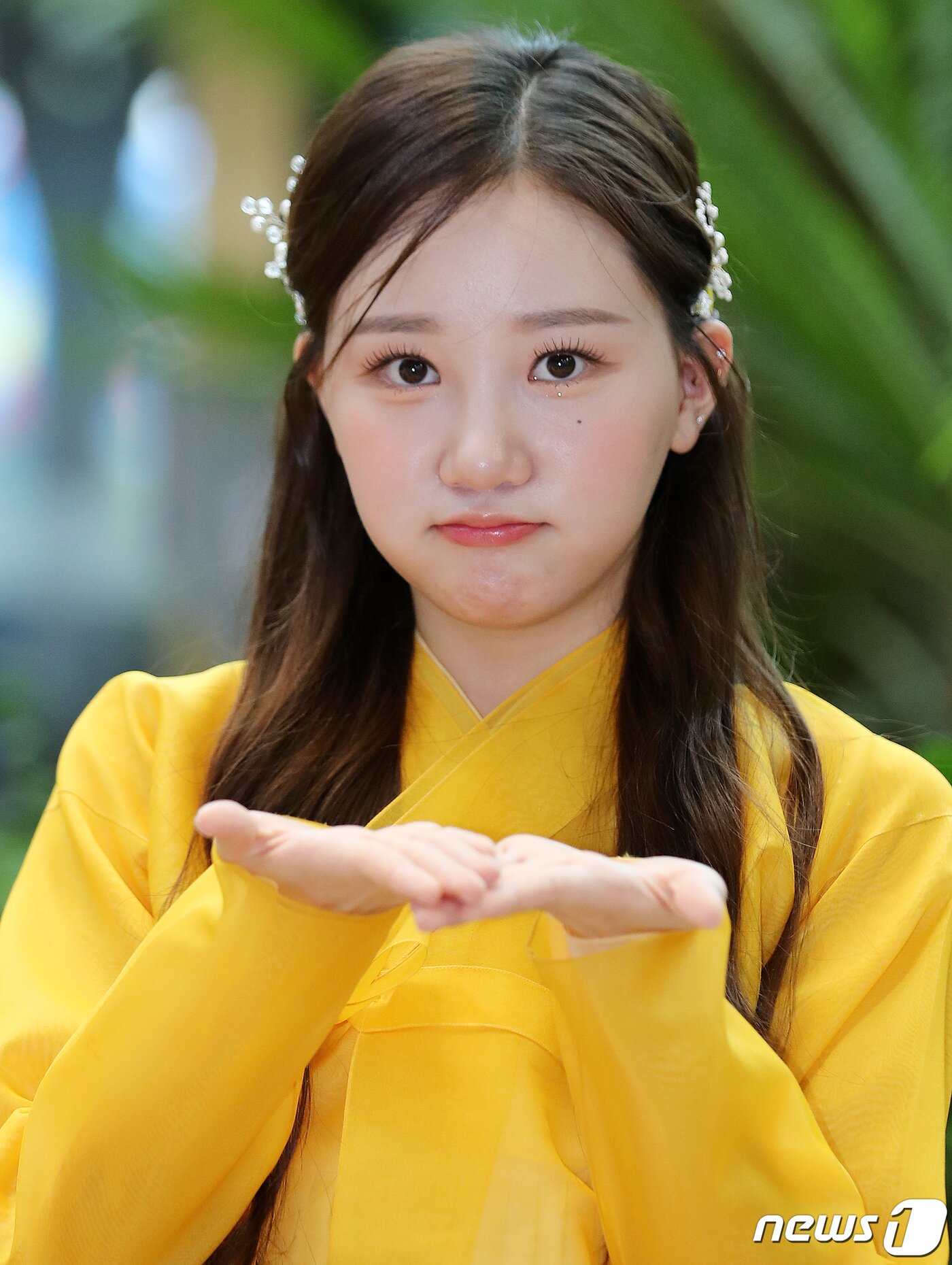 본문 이미지 - 걸그룹 첫사랑의 예함 ⓒ News1 김진환 기자