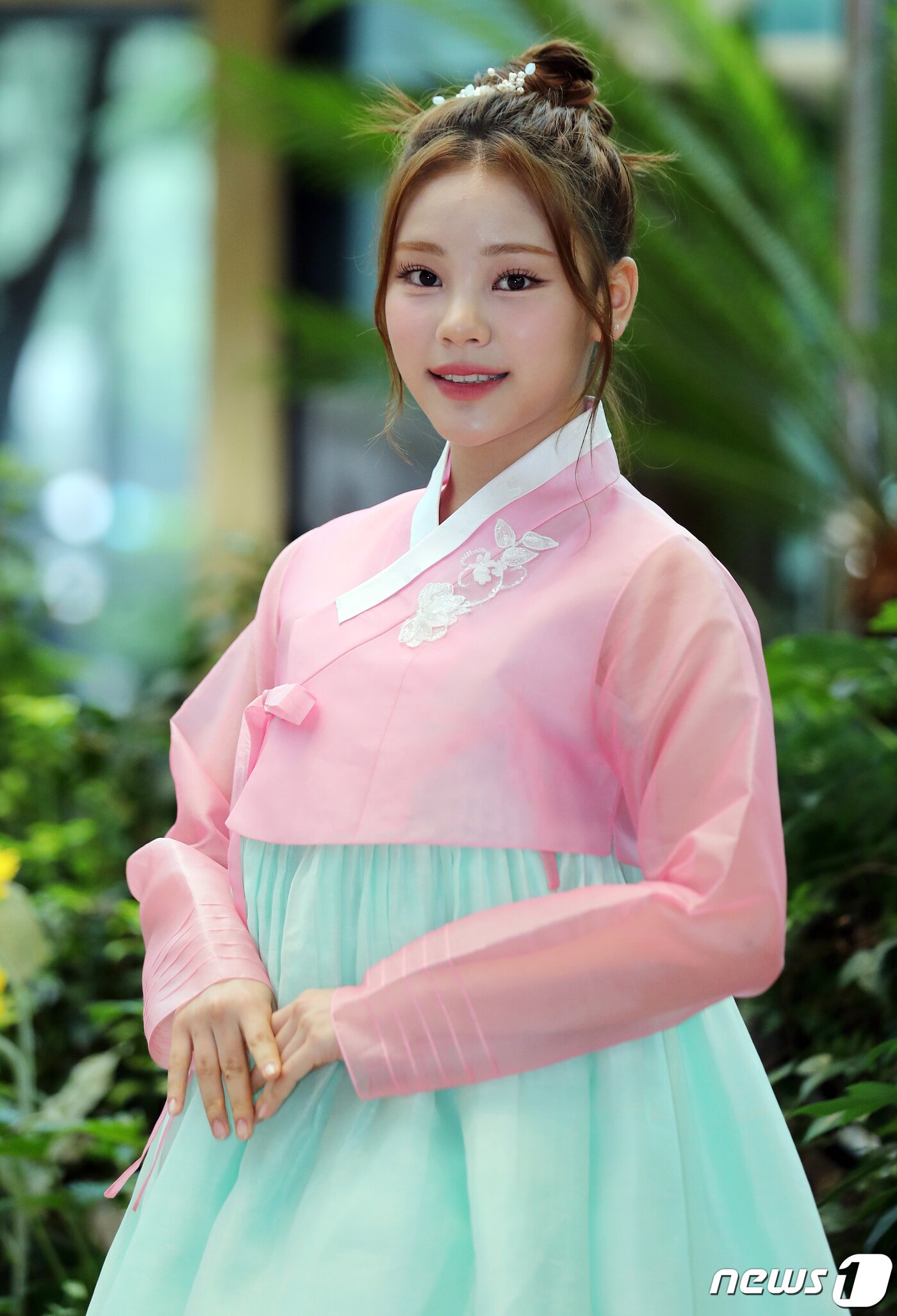 본문 이미지 - 걸그룹 첫사랑의 시현 ⓒ News1 김진환 기자