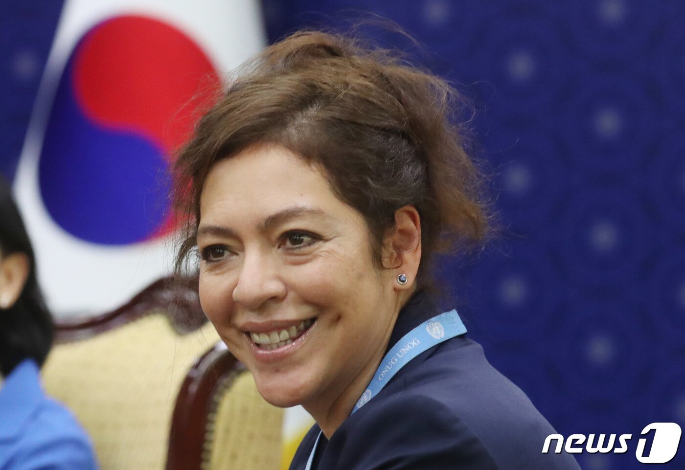 본문 이미지 - 엘리자베스 살몬 유엔 북한인권특별보고관. 2022.8.31/뉴스1 ⓒ News1 김명섭 기자