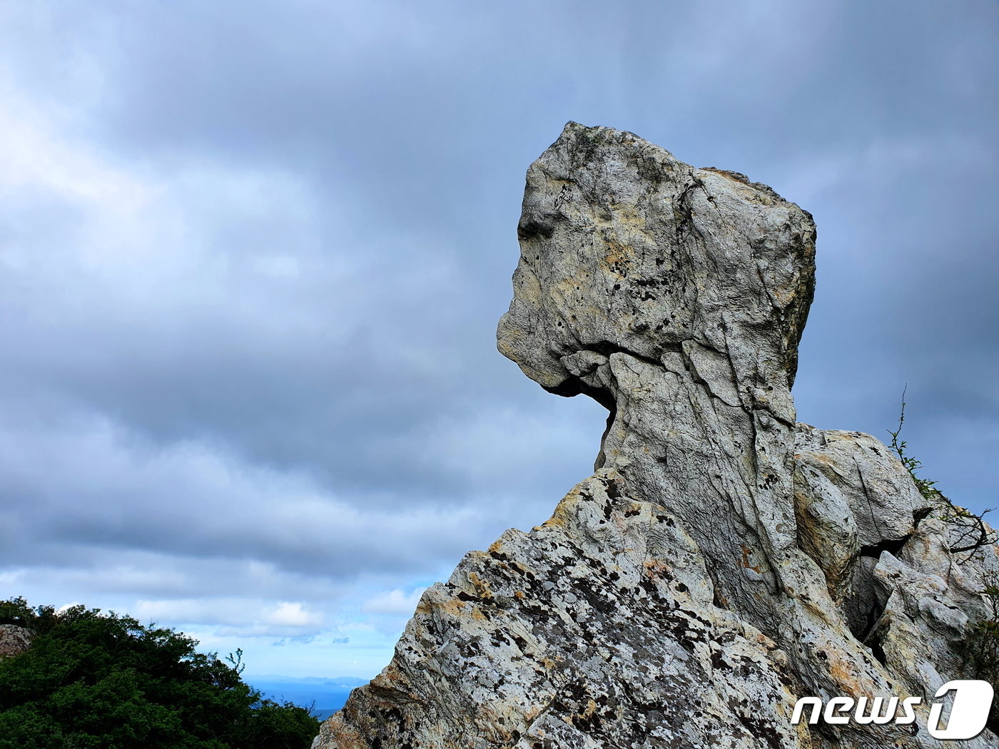 본문 이미지 - E.T 바위. 이 바위에 이름을 붙인다면 영화 E.T의 외계인 주인공이다 ⓒ 뉴스1