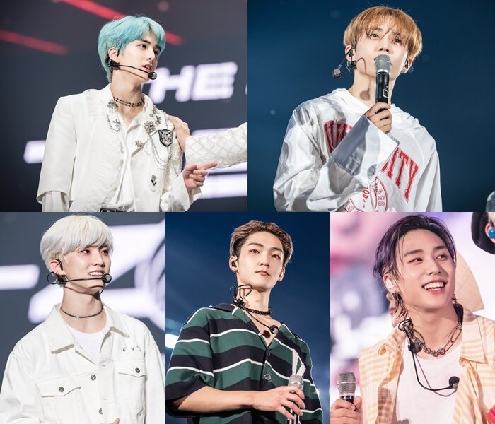본문 이미지 - 더보이즈 영훈, 선우, 제이콥, 케빈, 큐(왼쪽 상단부터 시계방향) / IST엔터테인먼트 제공 ⓒ 뉴스1