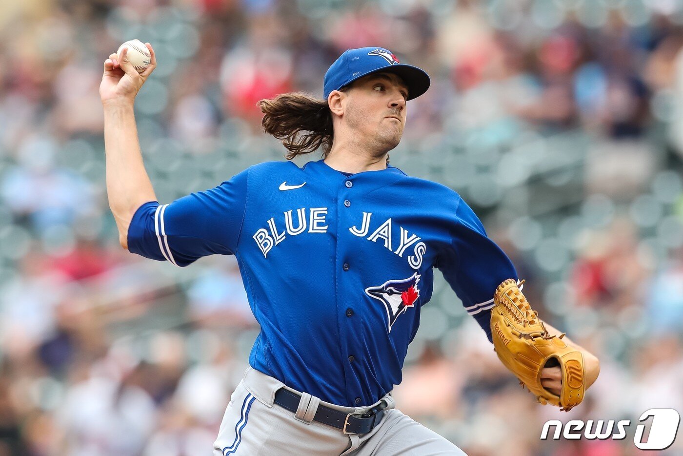 본문 이미지 - 아메리칸리그 이 주의 선수가 된 가우스먼. ⓒ AFP=뉴스1