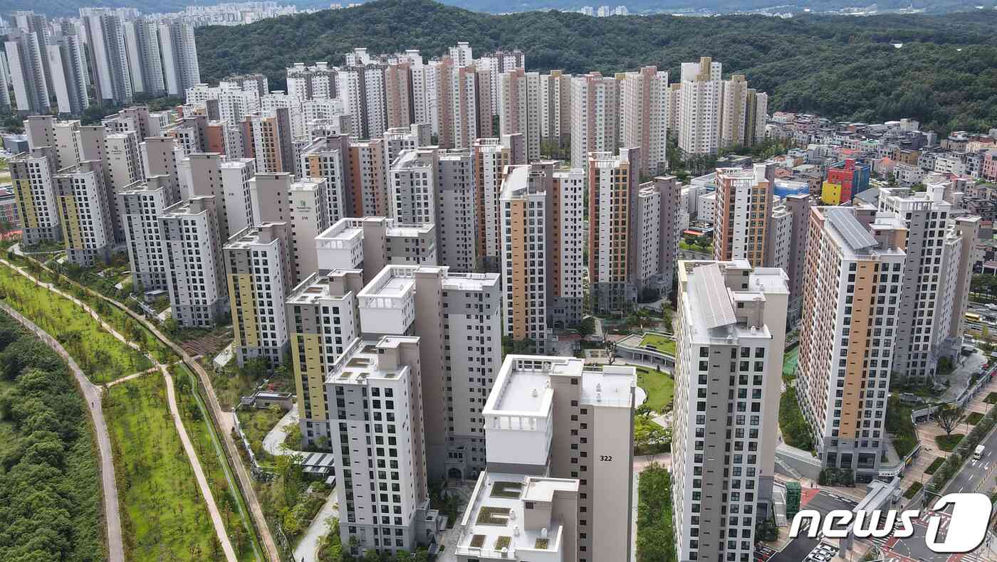 대전시내 아파트단지 모습. 2022.9.1/뉴스1 © News1 김기태 기자