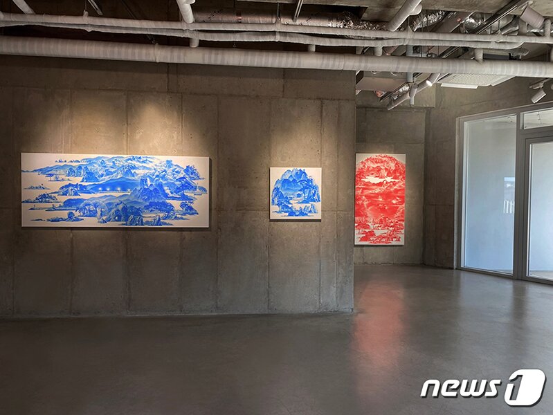본문 이미지 - 이세현 개인전 '콘텍스트' 전경(갤러리 구조 제공). ⓒ 뉴스1