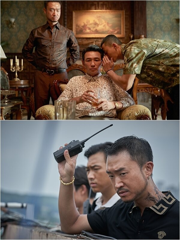 본문 이미지 - 전요환 역 황정민(위), 변기태 역 조우진(아래)/넷플릭스