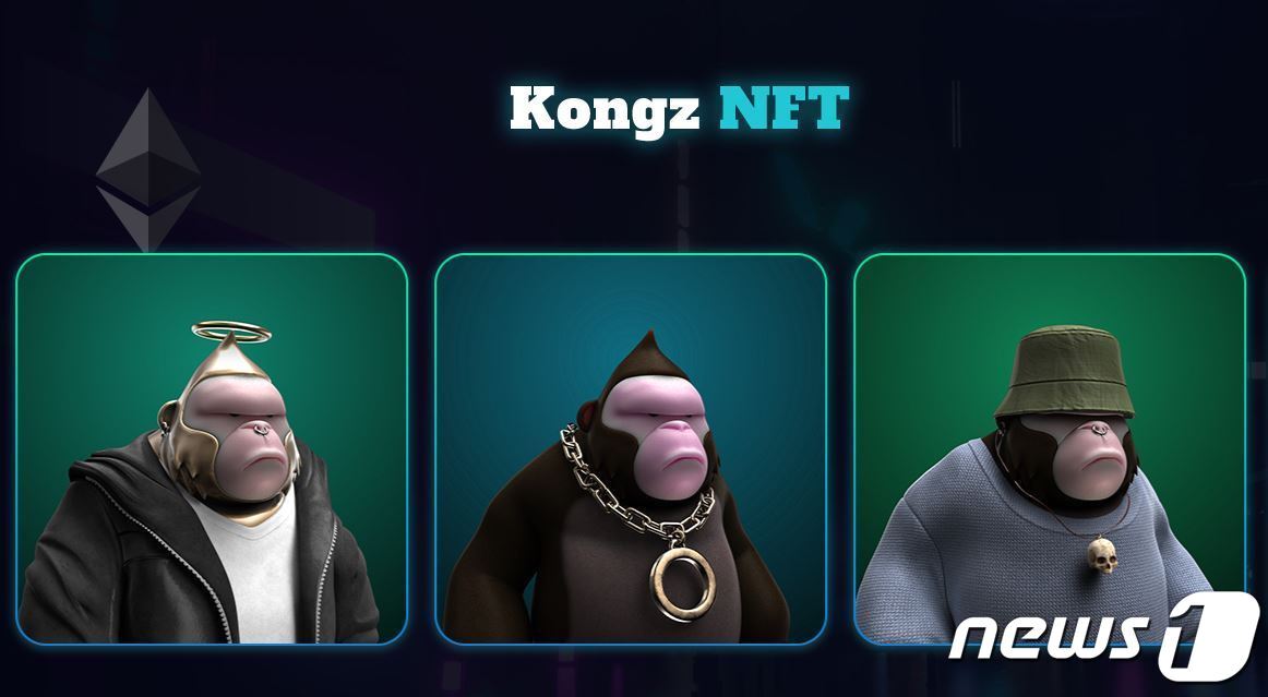 본문 이미지 - 메타콩즈에서 판매하는 NFT(메타콩즈 홈페이지 갈무리) /뉴스1