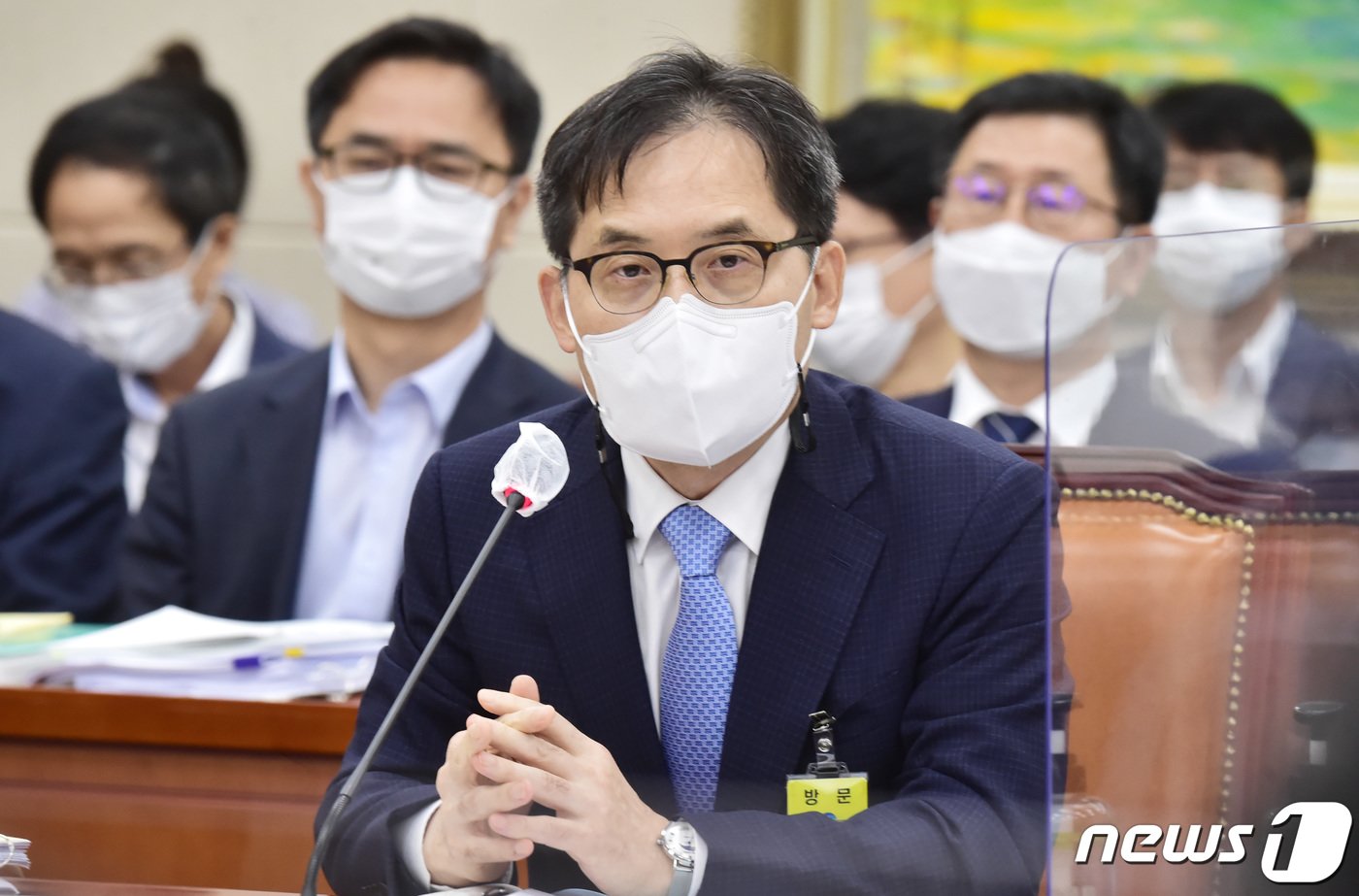 본문 이미지 - 한기정 공정거래위원장 후보자가 2일 오전 서울 여의도 국회에서 열린 정무위원회의 공정거래위원장 후보자 인사청문회에서 의원 질의에 답변하고 있다. &#40;공동취재&#41; 2022.9.2/뉴스1 ⓒ News1 이재명 기자